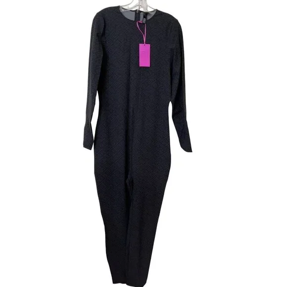 Fendi Skimms Collaboration Grey Long Sleeve Jumpsuit Size 4X New - Picture 5 of 8